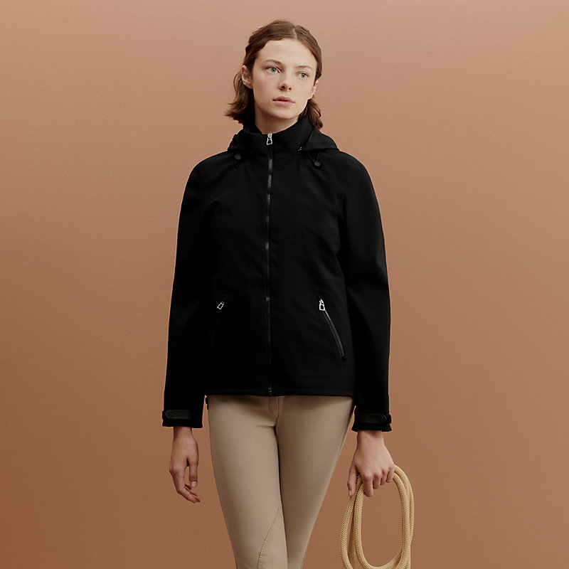 シックでスタイリッシュ【Hermes】フード付きジャケット シックでスタイリッシュ【Hermes】フード付きジャケット